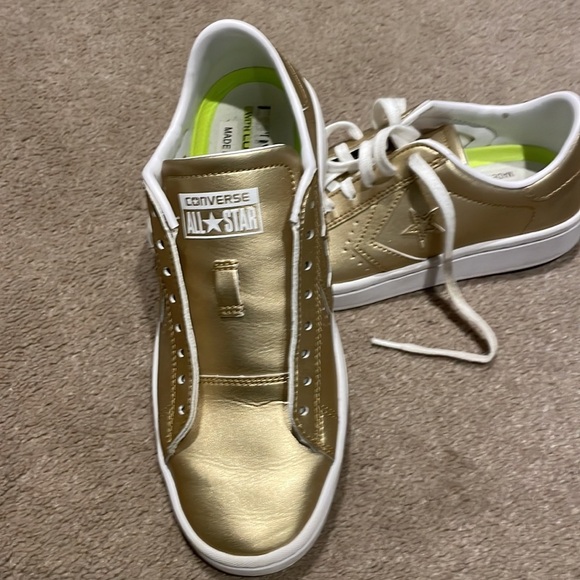 Converse PL LP OX Light Gold W AUTHENTIC - Picture 2 of 4